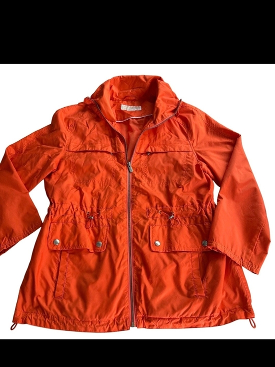 Michael Kors Jackets & Blazers - Michael Kors Orange Lightweight Anorak Jacket